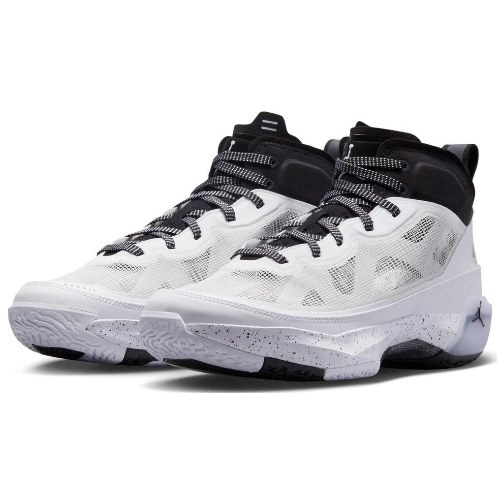 Мужские кроссовки Air Jordan 37 PF Oreo Белый Черный Цитрусовый DV0747-108