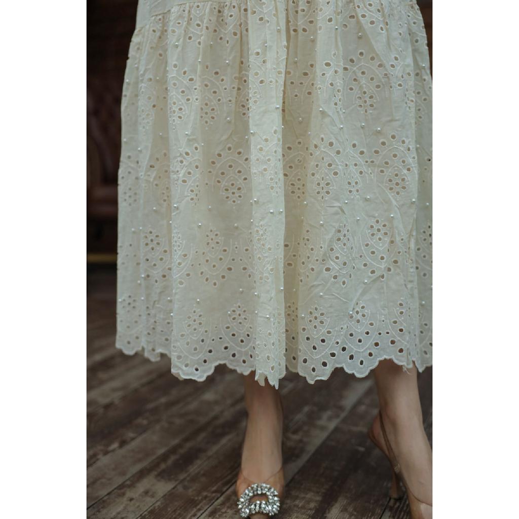 Copy - Scallop Long Summer Skirt