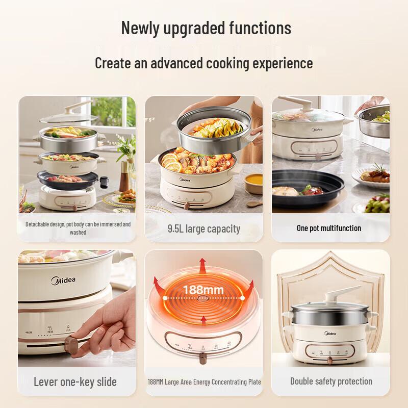 Midea 9.5L Multifunctional Electric Hot Pot