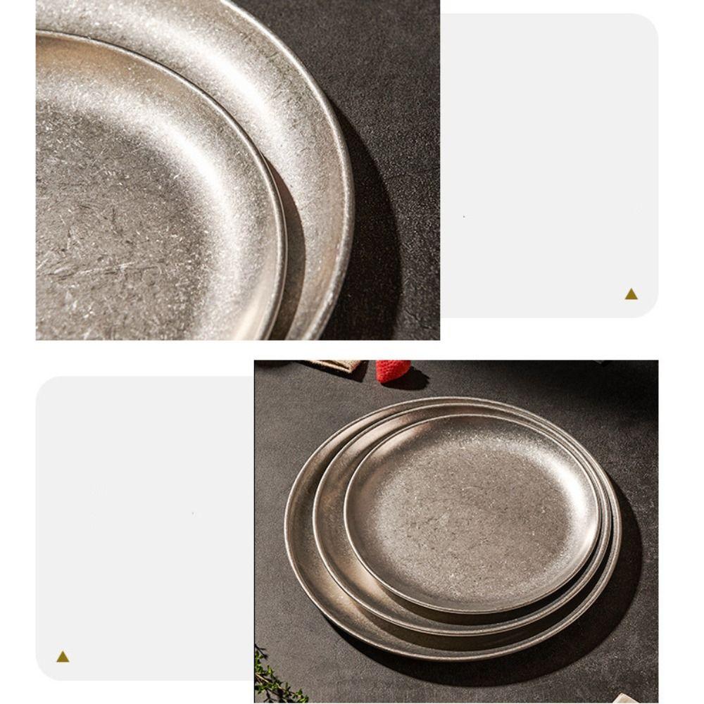 Vintage Sushi Plate Classical Storage Tray Kitchen Organizer Steak Plate  Hotel Table