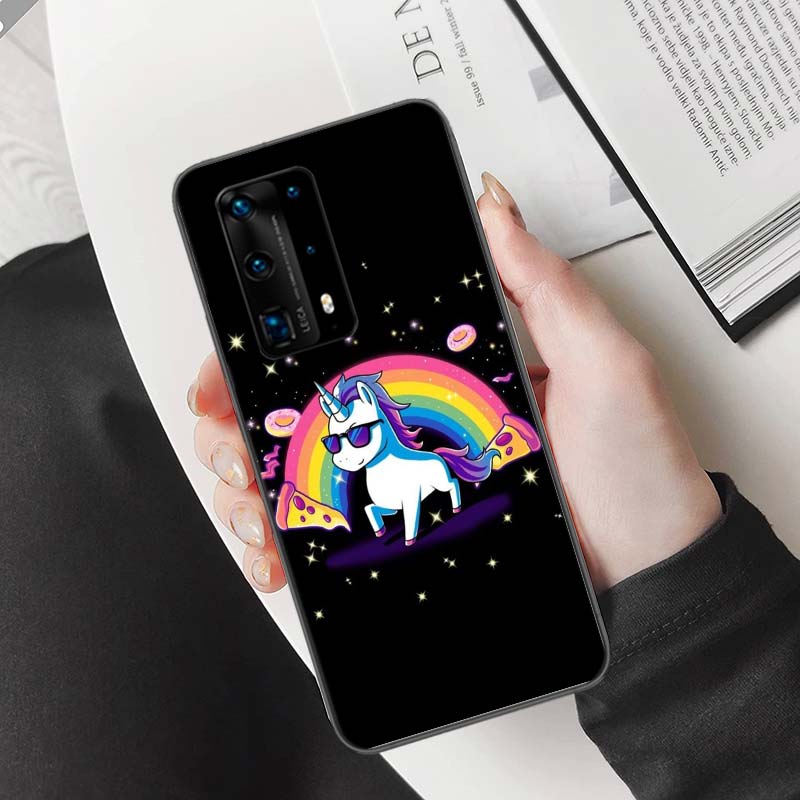 Unicorn Flamingo Phone Case For Huawei Mate 40 30 20 Pro 10 Pro Huawei P50 P40 P30 Lite P20 P10 Lite Cover