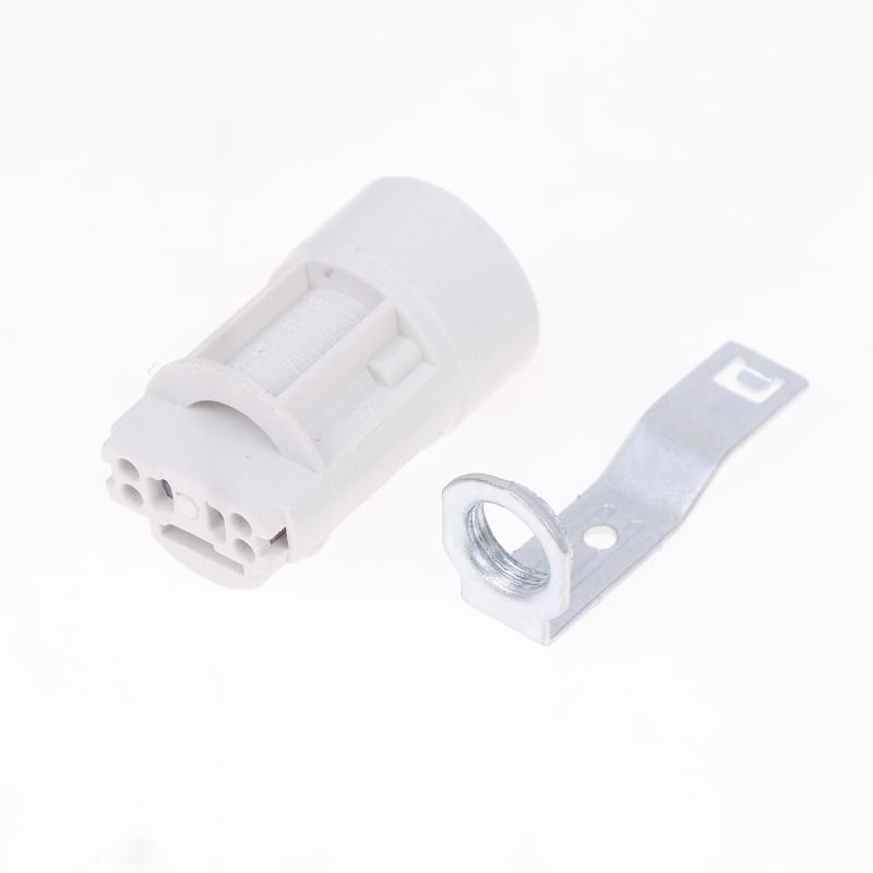 10 Pcs Candelabra Socket E14 Bracket Lamp Holder Lighting Base Zinc Alloy Sockets Bulb Holder With Bracket For Crystal Lamps