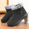Размер 39-44 Мужские Женские Сноубутсы Унисекс Платформа Модные Водонепроницаемые Повседневные Зимние Теплые Ботильоны с Толстым Мехом для Улицы
