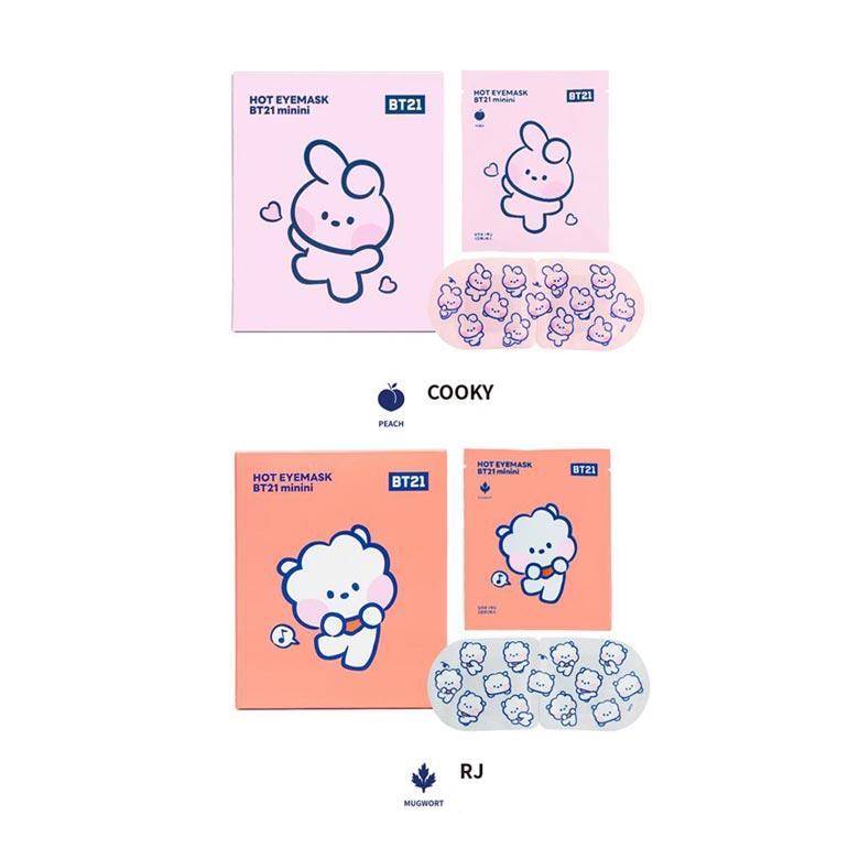 BT21 Маска для глаз Minini Hot Eye, 5 шт.*2 коробки