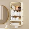 Non perforated kitchen storage rack multi-layer wall seasoning rack bathroom skincare product storage rack kitchen storage shelf