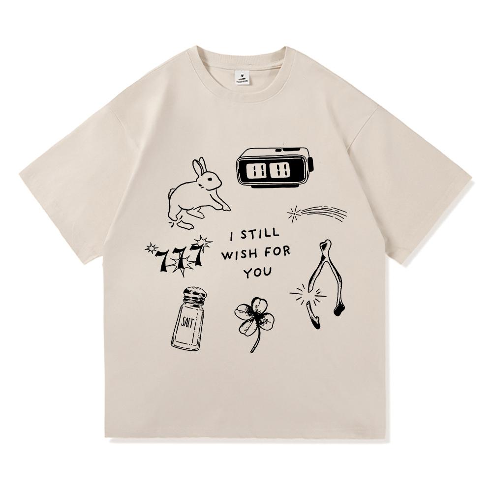 Lucky Charm Collage TShirt Wishbone Album Conan Gray Kid Krow 2026 UnisexWomen Clothing Harajuku High Quality Tops Cotton TShirts