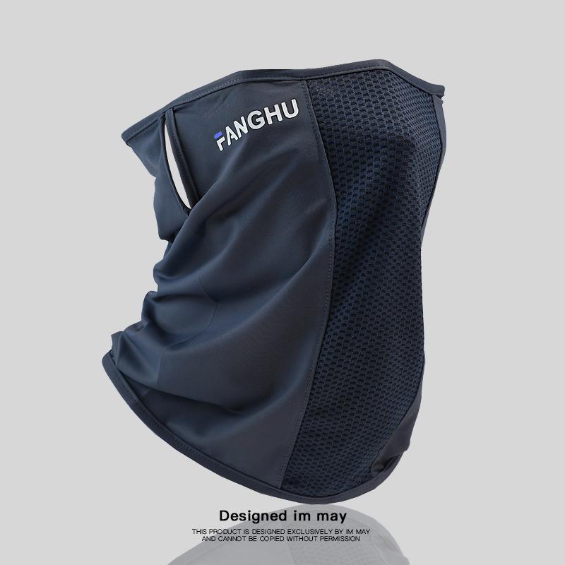 Велосипедные маски головной убор бандана повязка на голову маска шарф для лица шейный платок дышащая легкая прохладная ветровая маска для походов на открытом воздухе из ледяного шелка