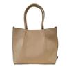 1145 Horizontal Washable Knit Material Tote Bag LT Medium [Rootote] Women's Ruful-A (02 Beige)