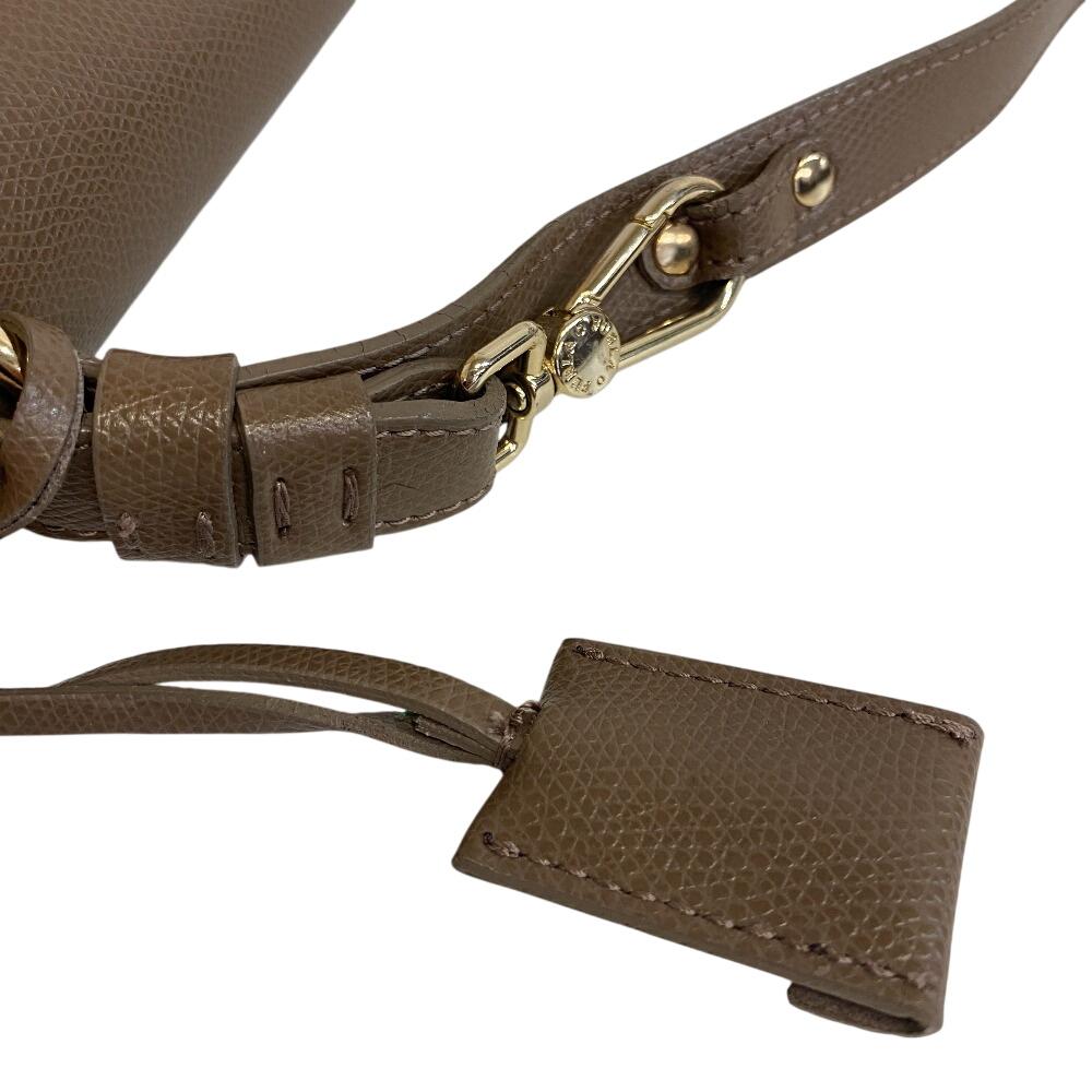 Furla Кожаная сумка-мессенджер Metropolis бежевая кожа Женская Б/у