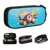 Custom Hot Game Bingo Kawaii Pencil Cases Girls Boys Large Capacity Pencil Pouch Student School