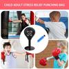 With Suction Cup Boxing Training Bag Wall Mountable Desk Boxing Punch Ball  Home Training