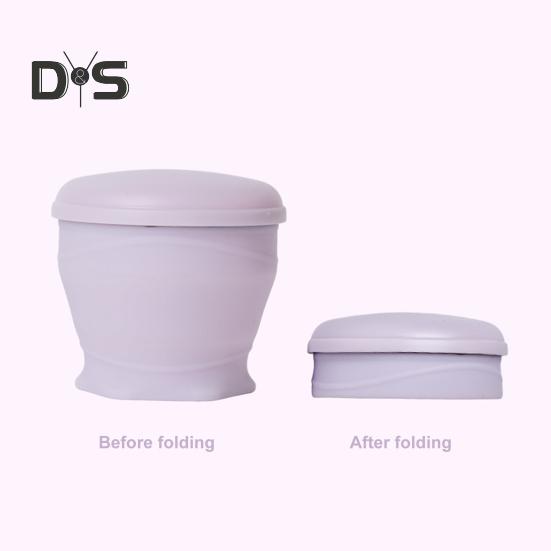 Силиконовая складная кружка для воды со шнурком 180 мл, многоразовая портативная кружка для питья с широким горлом, легкая складная емкость для питья для путешествий на открытом воздухе