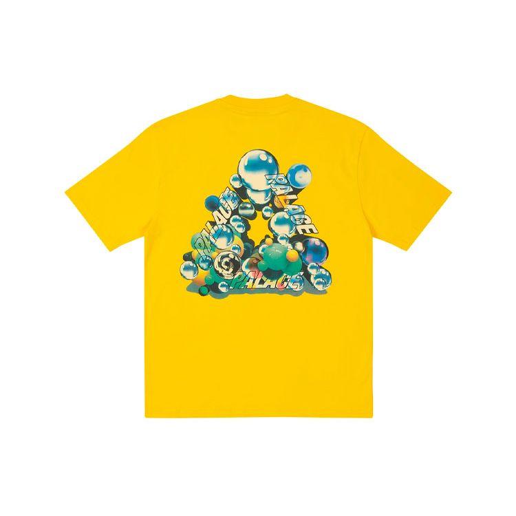 Palace FW21 Футболка с пузырьками Футболки унисекс Желтые P21TS202