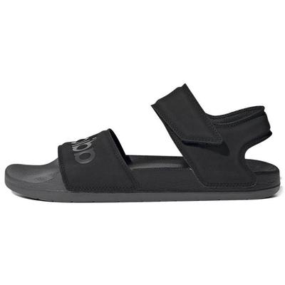 Шлепанцы Adilette 'Черный Серый' FY8649