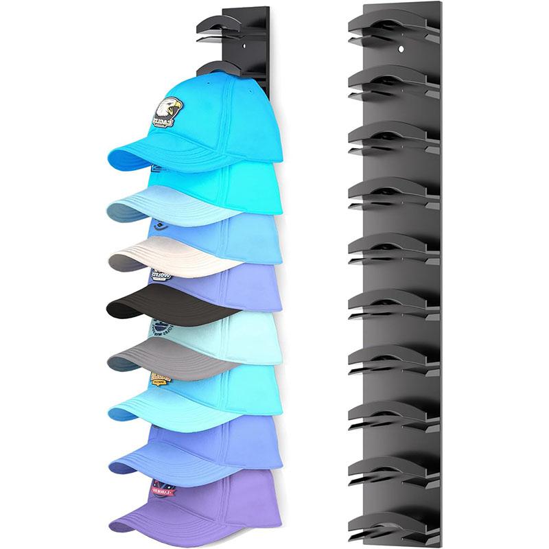 Органайзер для шляп для бейсболок, настенная вешалка для шляп с прочным клеем, держатель для шляп, дисплей для двери, шкафа, органайзер для кепок, хранение