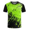Quick-drying Outdoor Men's T-shirt 3D Print Tennis Training Suit Summer Loose Comfortable Men Round Neck Tshirt