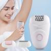 Hatteker Lady Shaver with 3 Interchangeable Blades Electric Epilator Callus Remover Electric Razor for Legs, Arms ,Armpit and Bikini