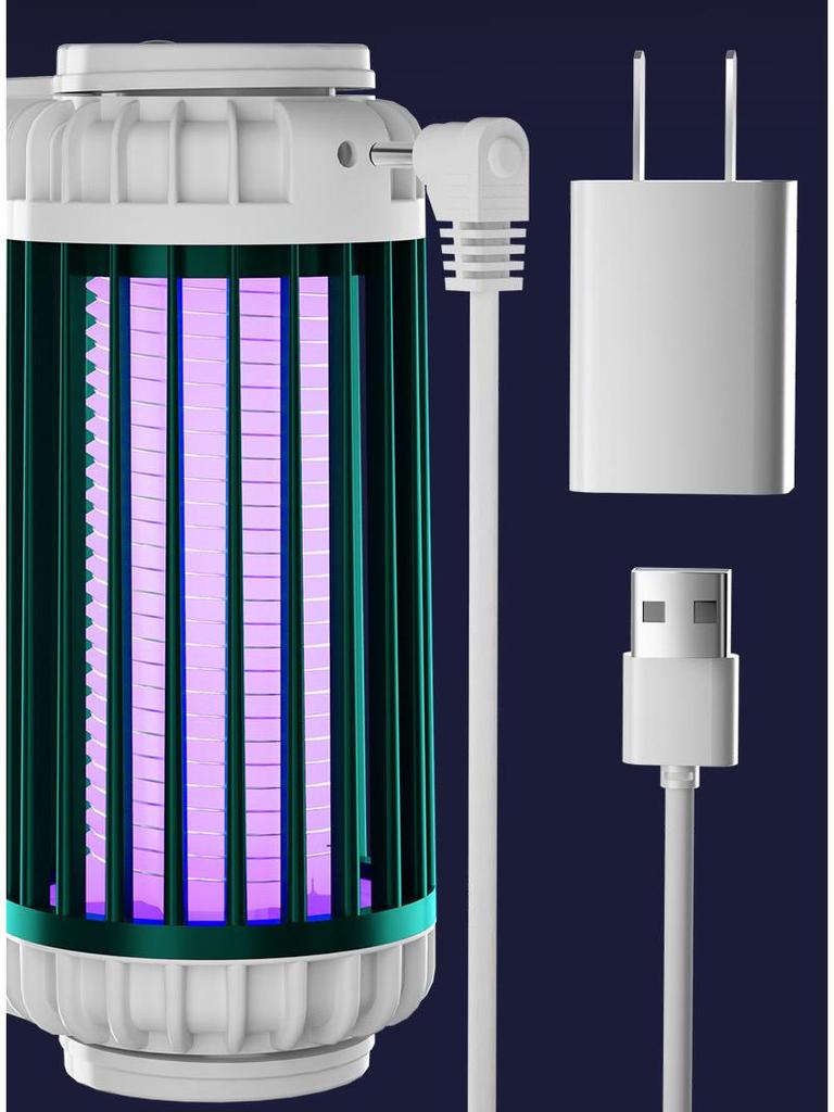 Портативная USB-перезаряжаемая лампа-уничтожитель комаров для дома и общежития