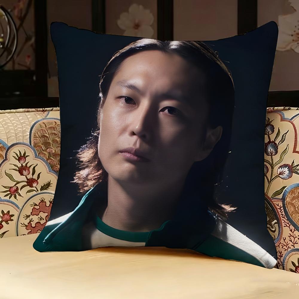 Roh J-Jae-won Наволочка для подушки, Двусторонняя печать, Подушка для дивана, Подушка для изголовья кровати