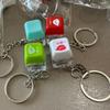 Красочный световой колпачок для ключей, брелок для ключей, колпачок для ключей, брелок для ключей для детей и взрослых