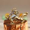 1-Piece Set of Beast Dragon Statues Bronze Statues, Antique Copper Decorations, Mini Home Decoration Crafts Collection