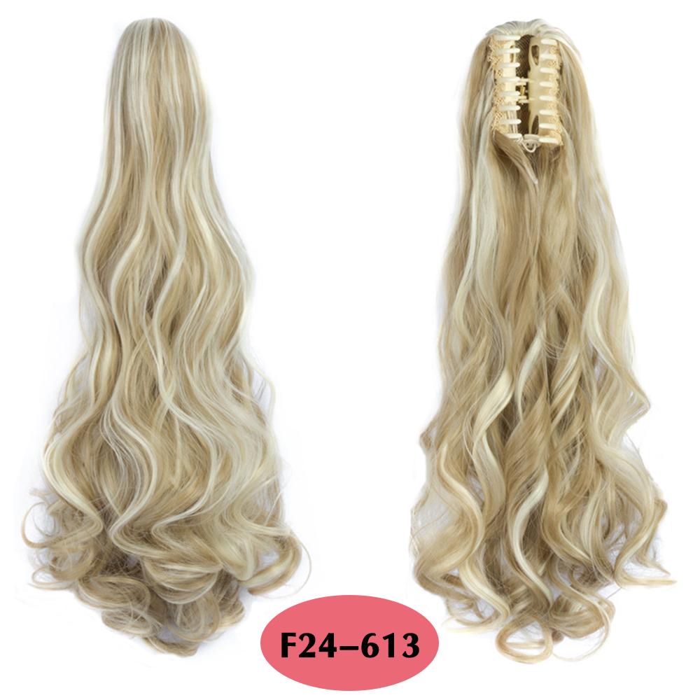 MISSQUEEN Синтетический длинный волнистый накладной хвостик для наращивания волос, зажим для волос, хвостик для женщин, накладные волосы, накладной хвостик