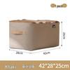 "Thickened Steel Frame Clothing Storage Basket for Home & Dorm Use"