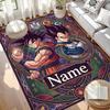 Custom Name Personalized Dragon Ball Z Print Carpet, Versatile Home Decor Rug, for Playroom, Apartment, Balcony, Entryway, Hallway Gift
