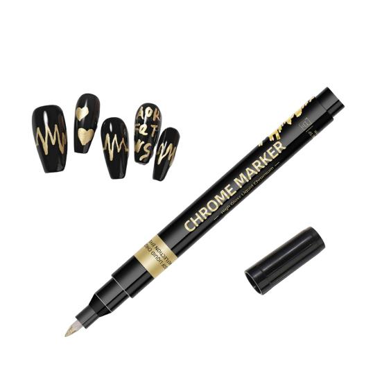 Nail Art Pen Set for Gel Nails DIY Nail Art Marker Drawing Painting Liner Pen 0.5mm Tip Quick Dry Home Salon Manicure Tool Kit