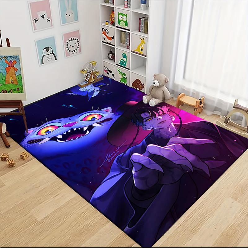 1Pc Fantasy Anime Character Carpet Rug Customizable Soft Washable Antislip Home Living Room Sofa Mats Personalized Rug 0917201
