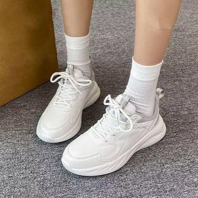 Maillard повседневная эластичная женская обувь весна и осень 2024 года, новинка, толстая подошва, легкая спортивная обувь для бега