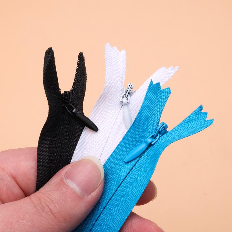 Невидимый Нет. 3 цветные нейлоновые застежки-молнии с закрытым концом для одежды и аксессуаров