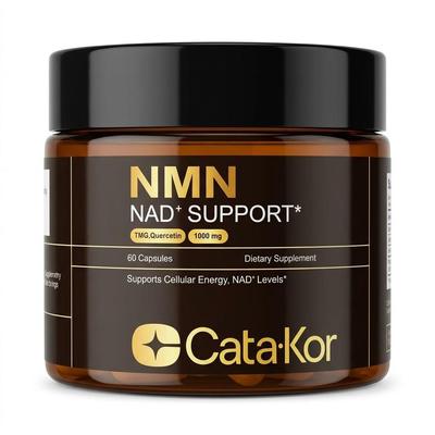 Добавка Cata-Kor NMN – 1000 мг, Поддерживает клеточную энергию и уровень NAD+, Витаминная пищевая добавка для здоровья и жизненной силы