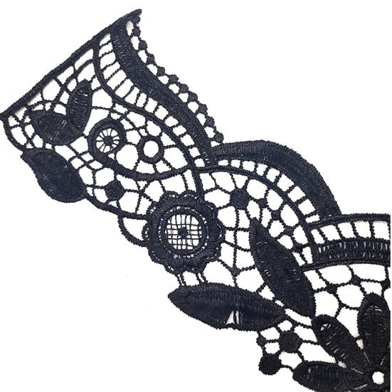 Yousheng Embroidered Lace Collar Hollow Out Lace Fabric Trim Applique Neckline Women Lace Collar Applique for DIY Sewing Supplies Wedding Dress