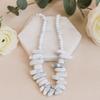White Jasper Gemstone Necklace
