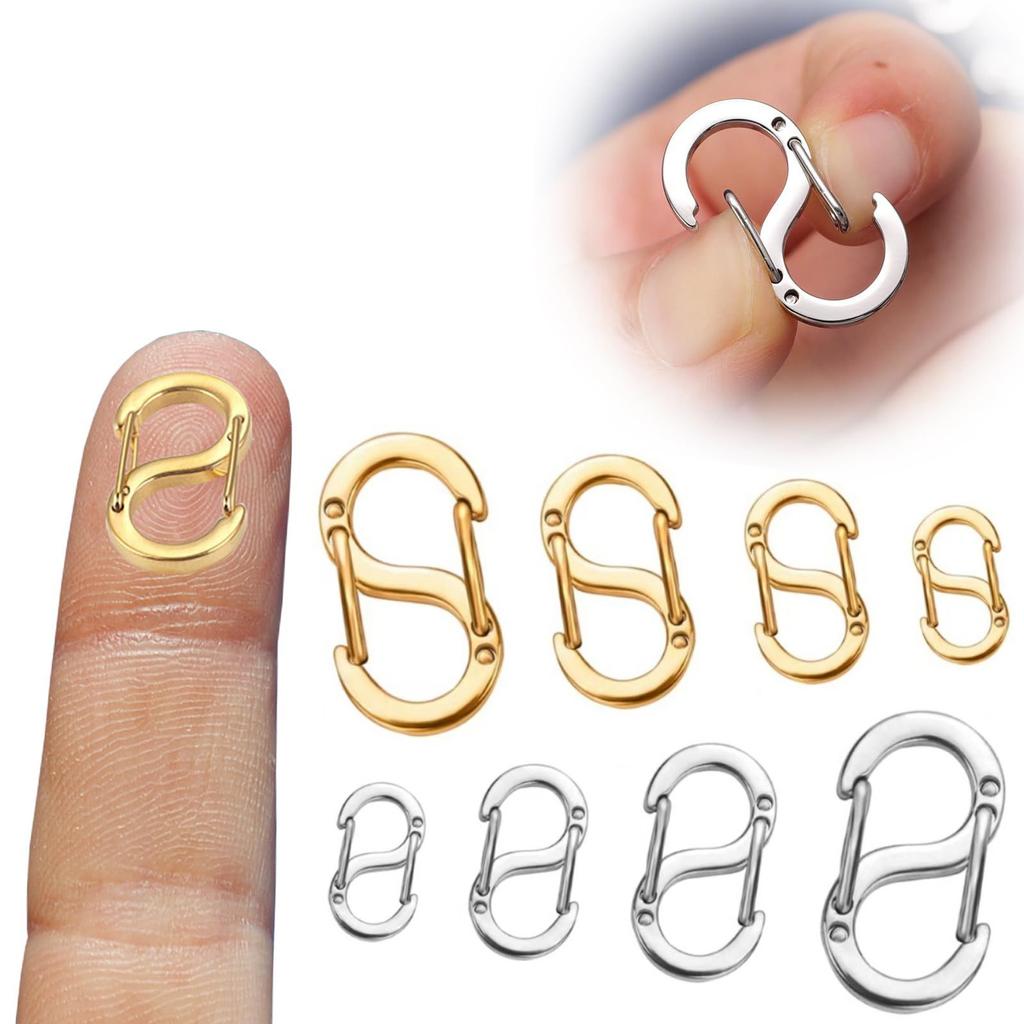 Застежка-укоротитель для ожерелья с двойным открыванием, застежки-лобстеры, застежки и застежки для браслетов для самостоятельного изготовления ювелирных изделий