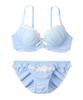 Бюстгальтер и шорты Inner Romantic Design Женский комплект, комплект, Sax, G95/4L