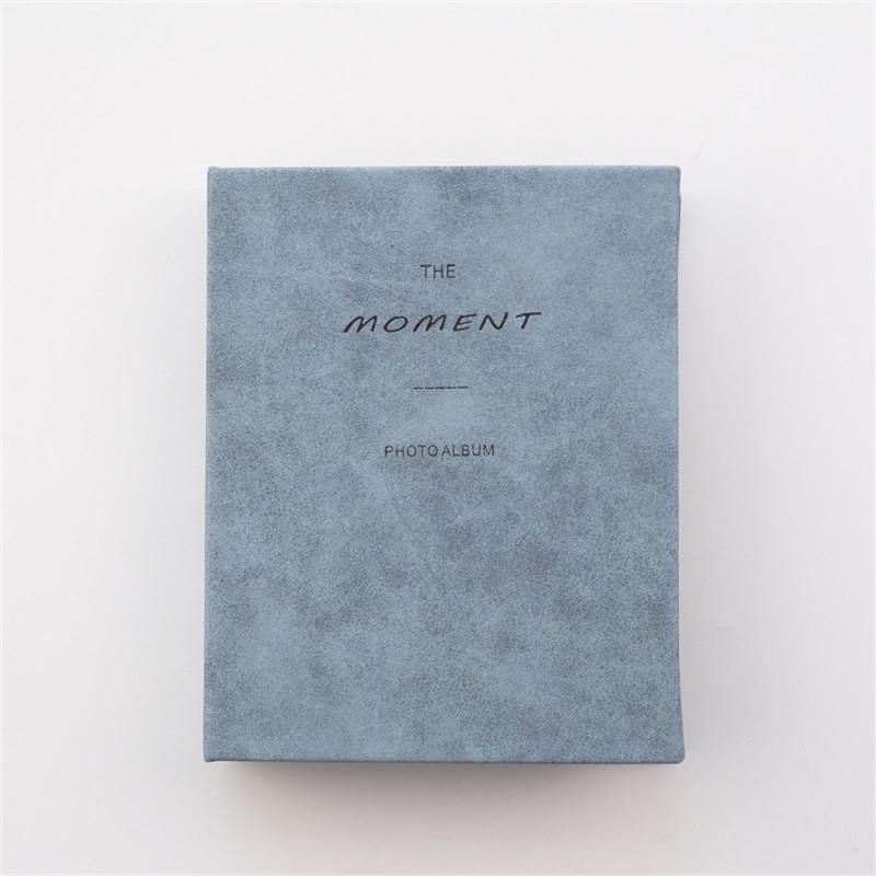 Простой фотоальбом, удобный, устойчивый к падениям, полихромная обложка из полиуретана, внутренняя страница, коллекция фотографий, бархатный альбом, пряжка, дизайн альбома