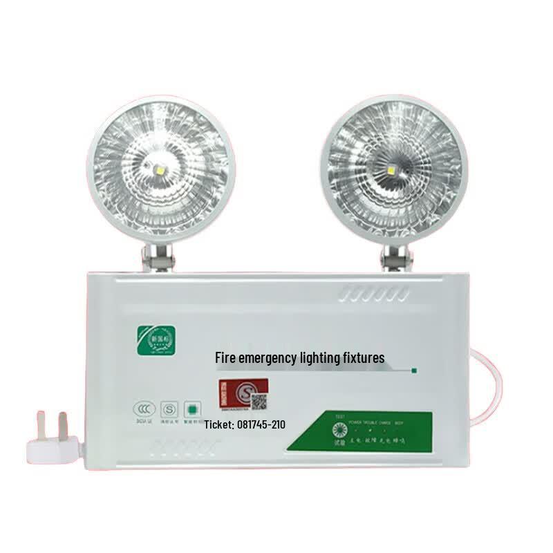 YAMINGEX Dual-Head Emergency Exit Sign Light