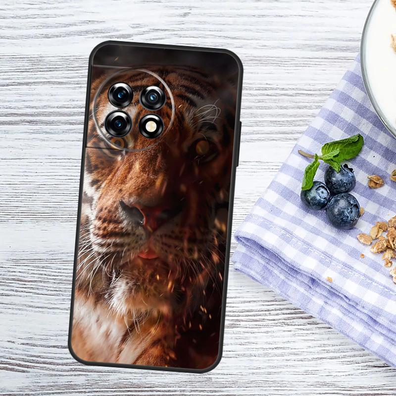 Tiger Face Case For OnePlus Nord CE 5 2 3 4 Lite N20 N30 OnePlus 10T 13T 13R 12R 15R 10 11 12 13 15 Cover