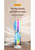 Compact Dual-Headed Rechargeable Fan for Desk, Dorm, Camping, and Outdoor Use