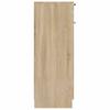 Bathroom Cabinet in Sonoma Oak 32 x 33.5 x 90 cm Particleboard