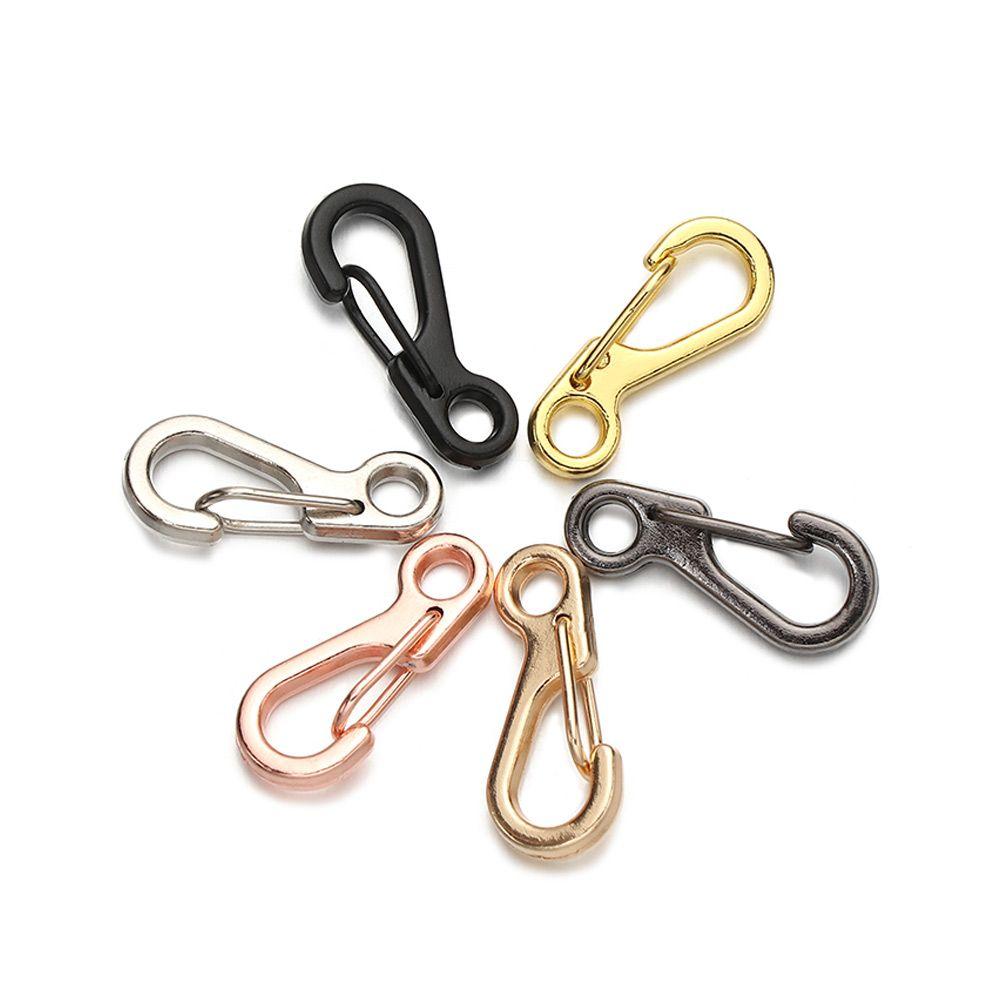 10 шт. Металлическое разъемное кольцо DIY брелок воротник карабин карабин крючок застежка-лобстер сумки ремни пряжки