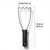 OXO Stainless Steel Potato Masher with Handle for Mashing Potato Baby Dishwasher Safe Easy-to-Grip Potatoes, Salad, Food,