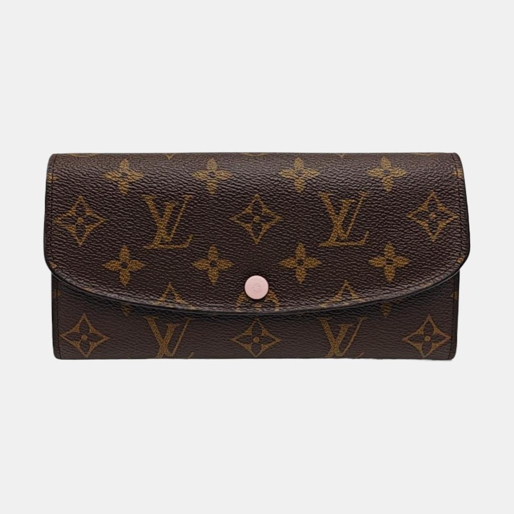 [Б/У] Кошелек Louis Vuitton Emilie 'Коричневый канвас Monogram' - Очень хорошее состояние #15UBXXS