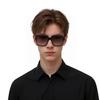 Saint Laurent Square Acetate Sunglasses With Logo Unisex sunglasses Black SL174001