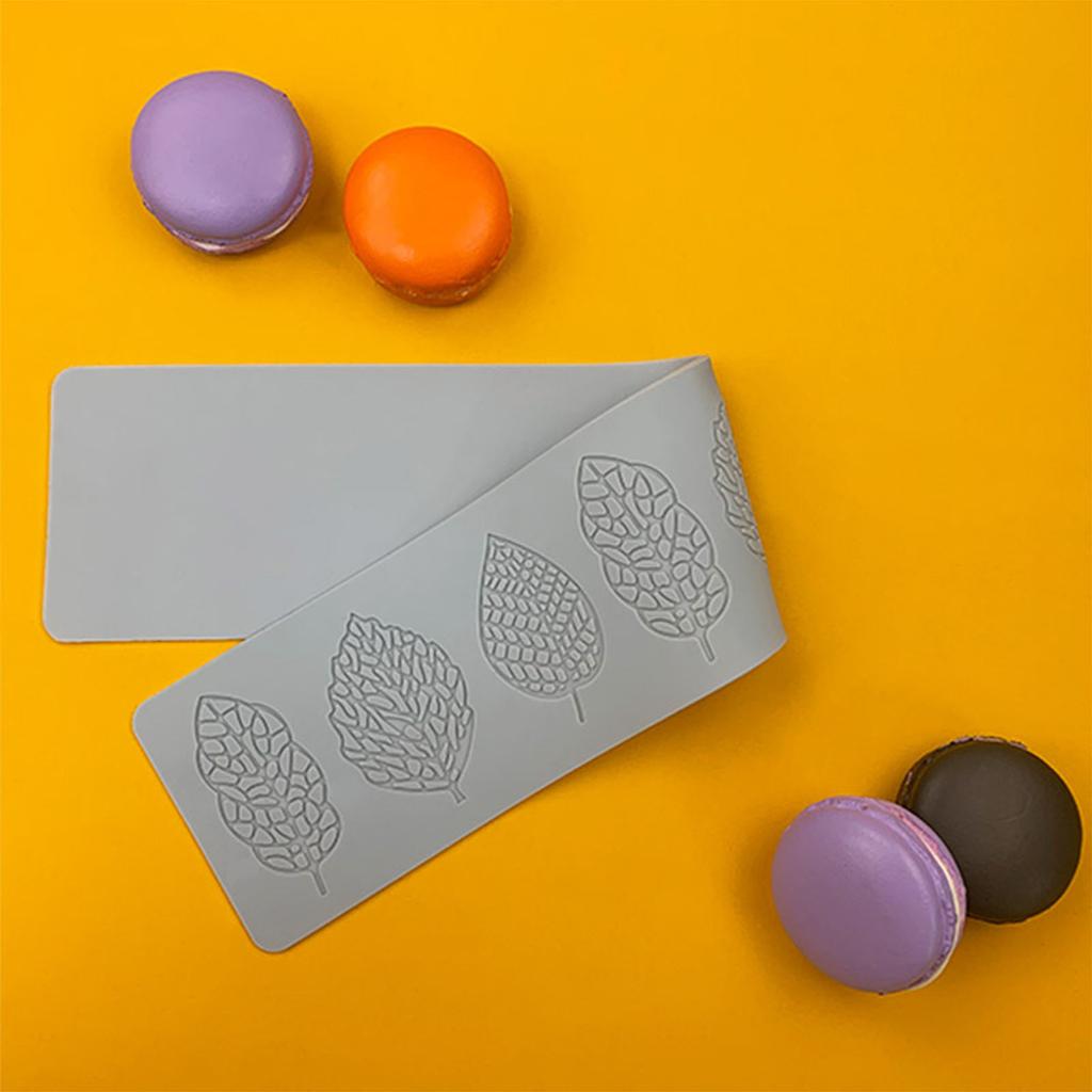 Формы для полых листьев, 9-полая форма для помадки, кружевная форма, инструмент для выпечки, лист, сахар, переворачивающаяся кружевная подушка, силиконовая форма для шоколада, листа