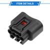 VekAuto Pontiac Compatible Scion Compatible with Toyota 4 Set Connector Plug Clip Kit #9098011885 Plastic Black Copper