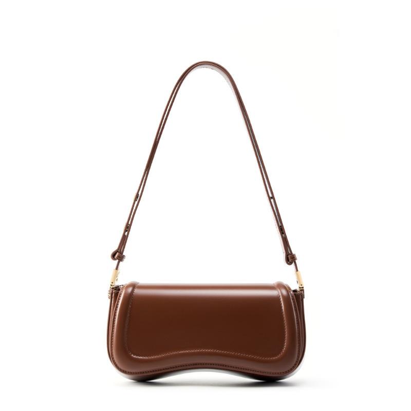 Genuine Leather Underarm Bag Simple and Elegant Single-shoulder Women's Bag Niche Crossbody Bag