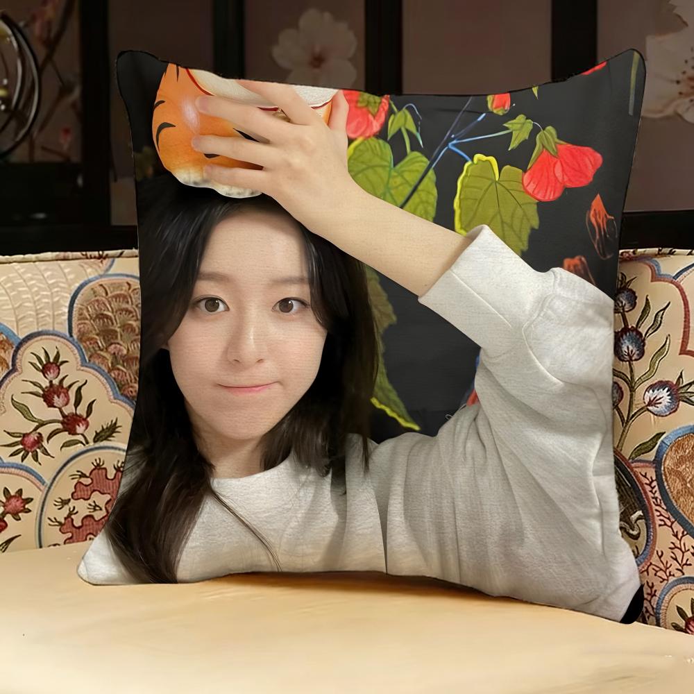 Kpop Style P-Park Ji-Hu Hot Pillow Case Pillowcase, Double-Sided Printed, Sofa Cushion, Bedroom Headboard Pillow